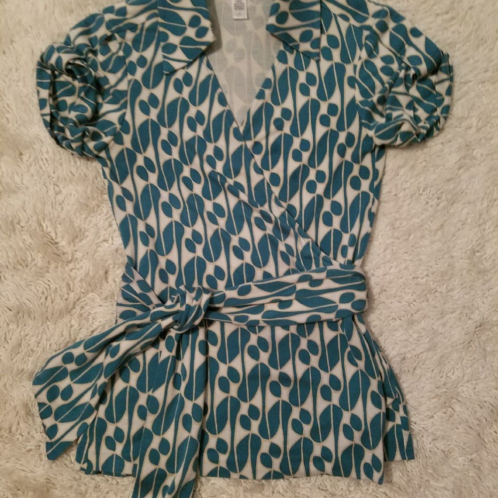 Original Diane Von Furstenberg  (DVF) Wrap Top